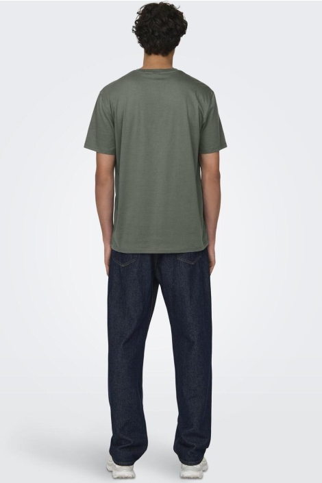 Only & Sons onsmax life ss stitch tee noos